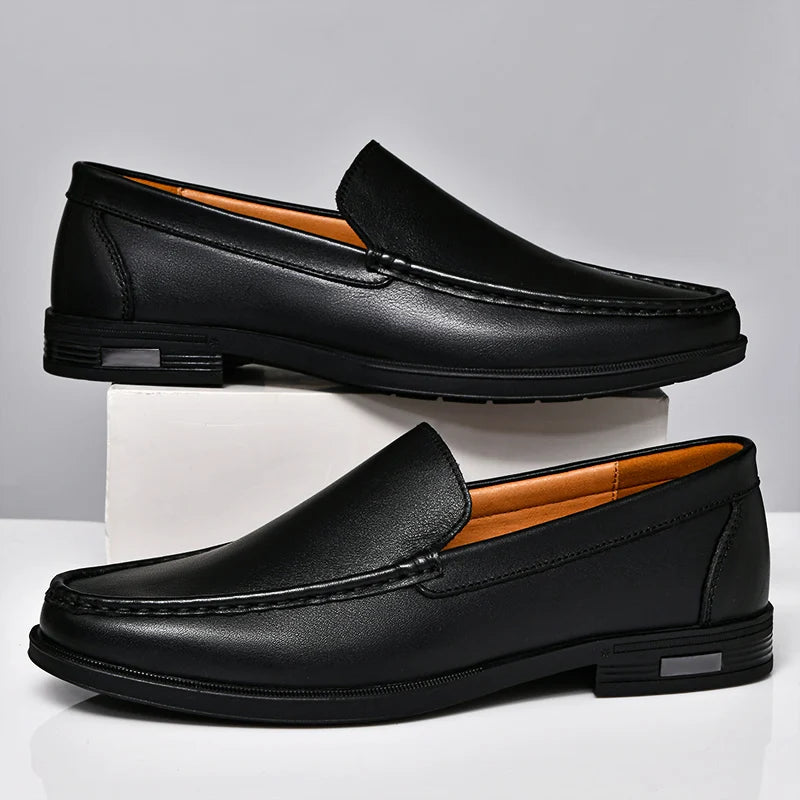 Savino Leather Loafers