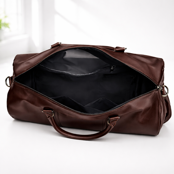 Savoni Leather Duffle Bag