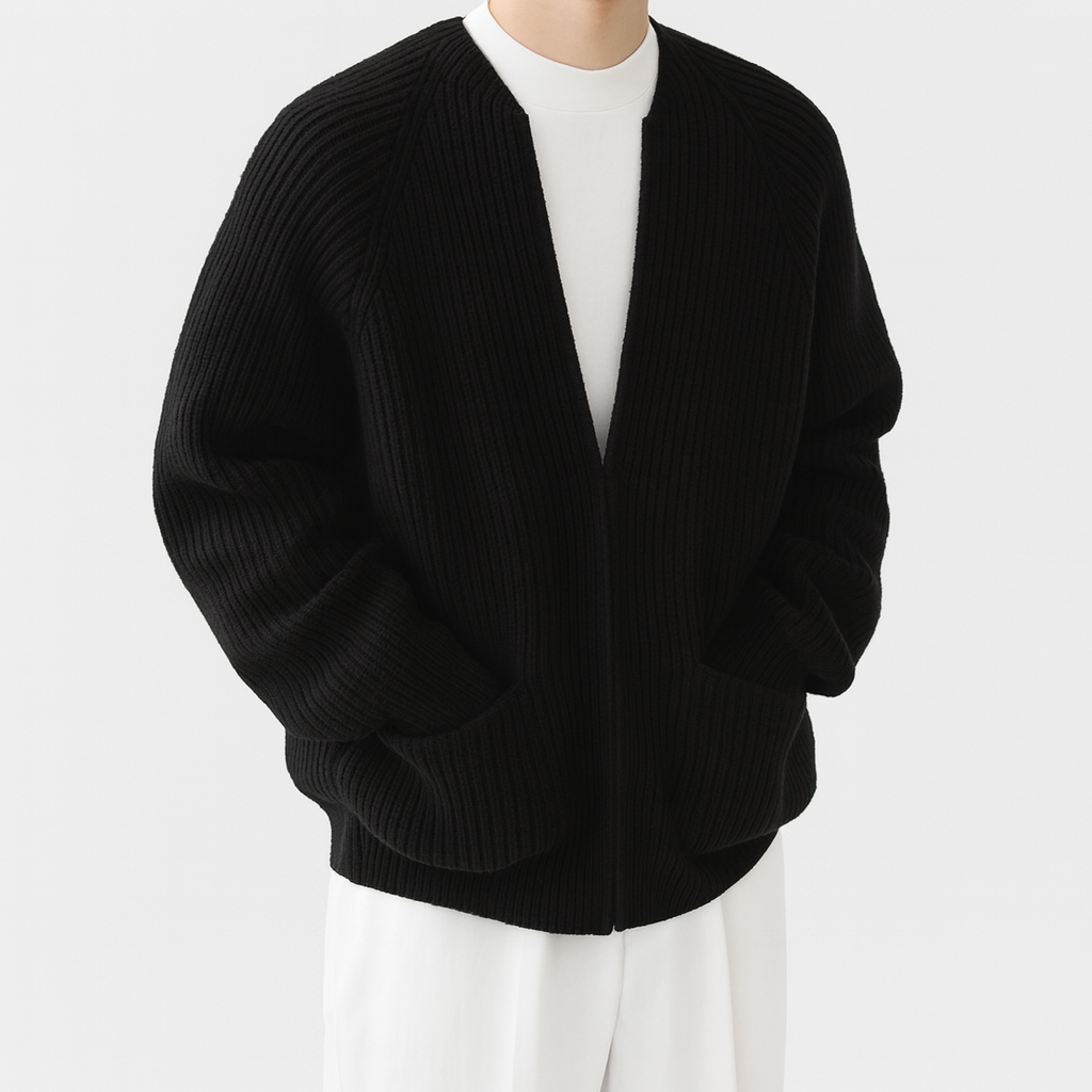Savoni Wool Zip Up Sweater