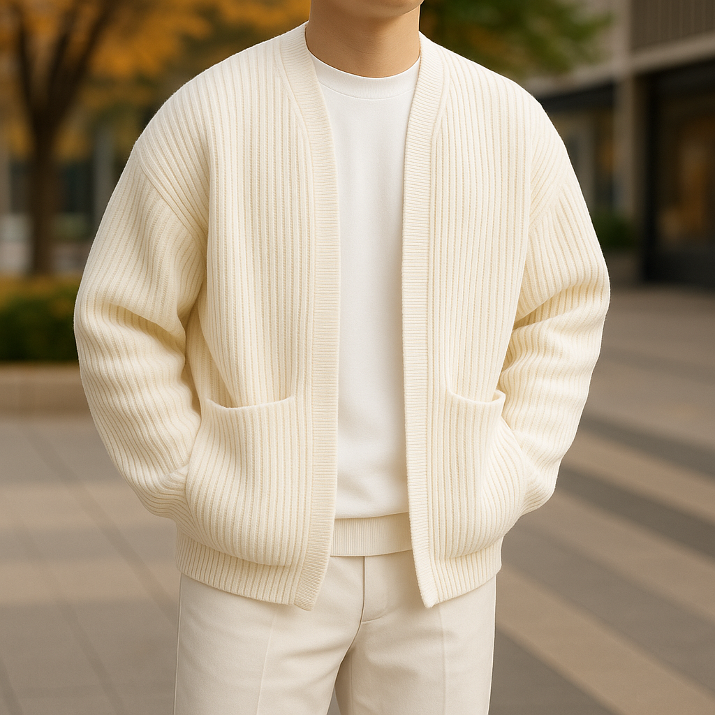 Savoni Wool Zip Up Sweater