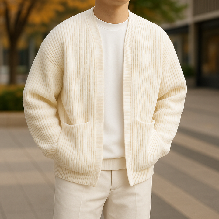Savoni Wool Zip Up Sweater