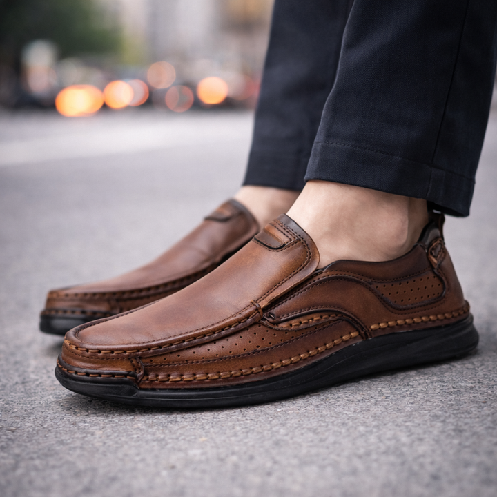 Savoni Leather Loafers