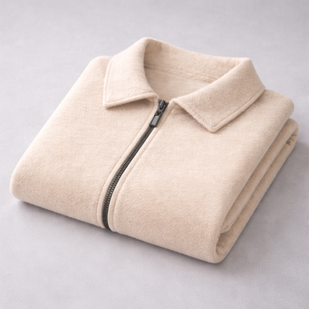 Savonti Cashmere Zip-Up Sweater