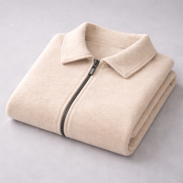 Savonti Cashmere Zip-Up Sweater