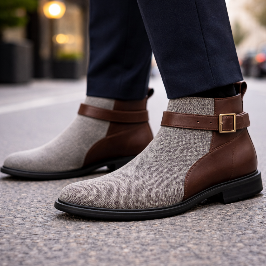 Savoni Leather Chelsea Boots