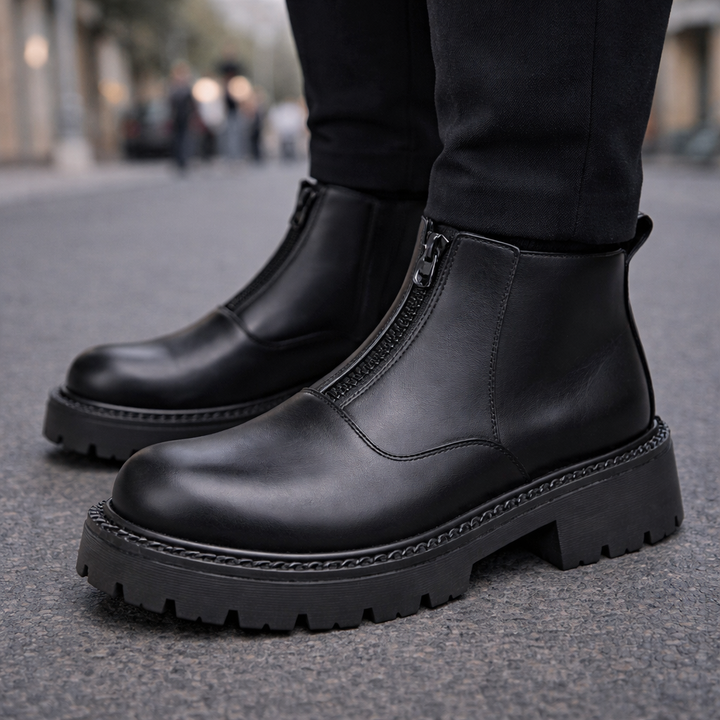 Savoni Leather Chelsea Boots