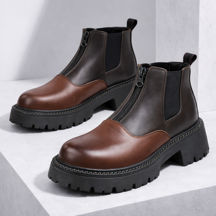 Savoni Leather Chelsea Boots