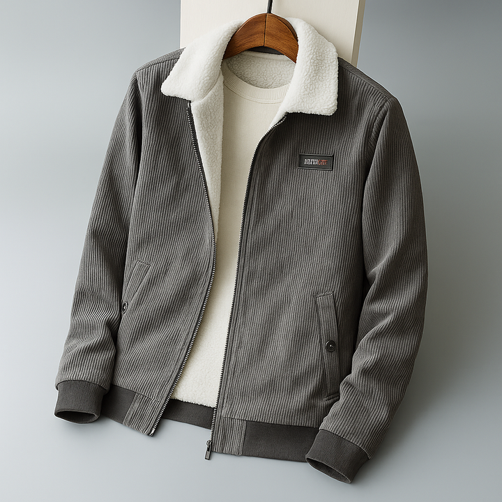 Arden Cotton Zip-Up Jacket