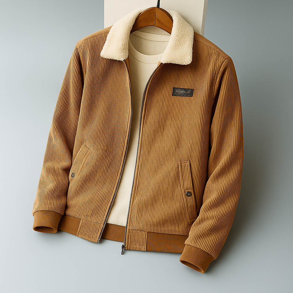 Arden Cotton Zip-Up Jacket