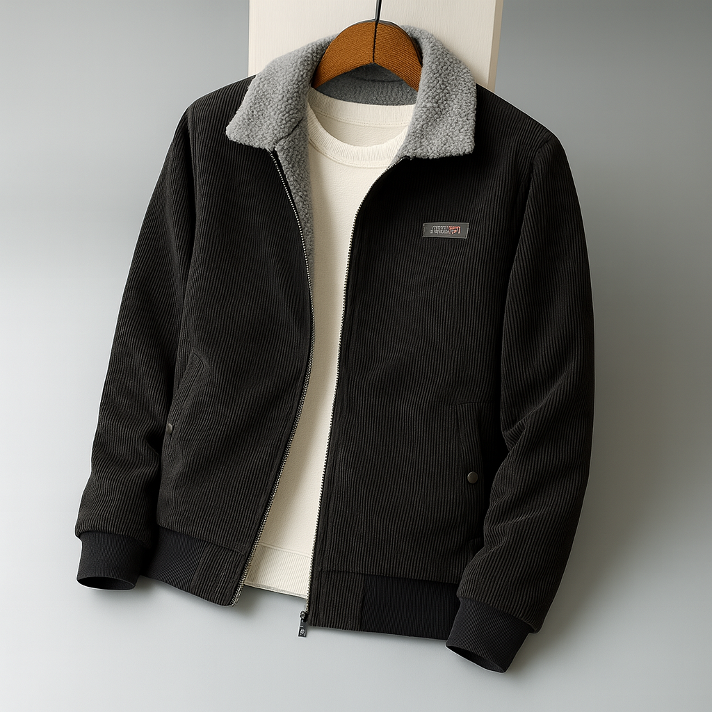 Arden Cotton Zip-Up Jacket