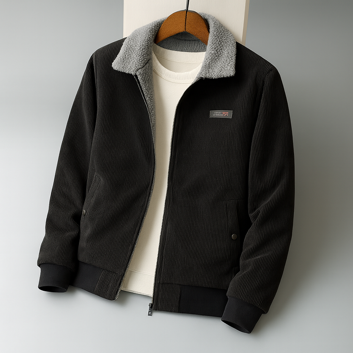 Arden Cotton Zip-Up Jacket