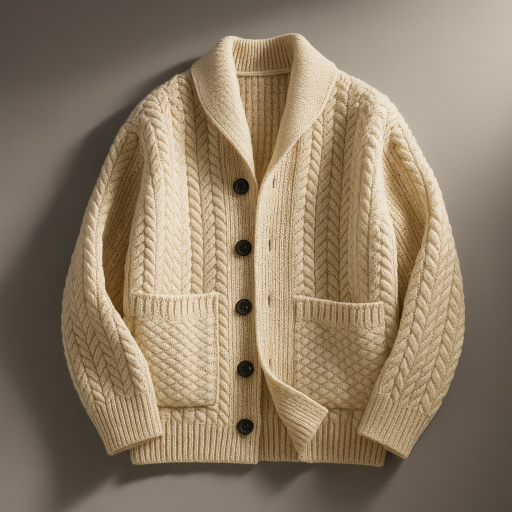 Arden Wool Button-Up Sweater