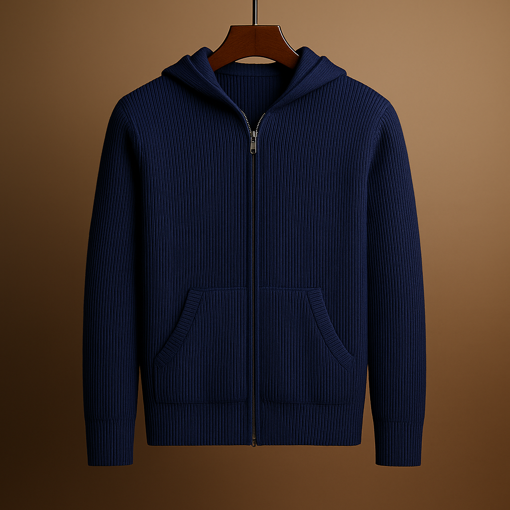 Savoni Wool Zip-Up Hoodie