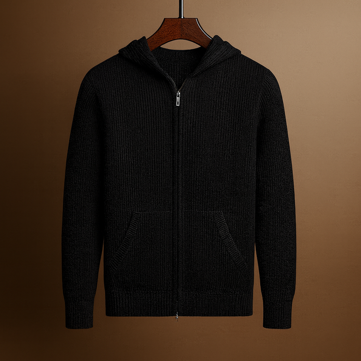 Savoni Wool Zip-Up Hoodie