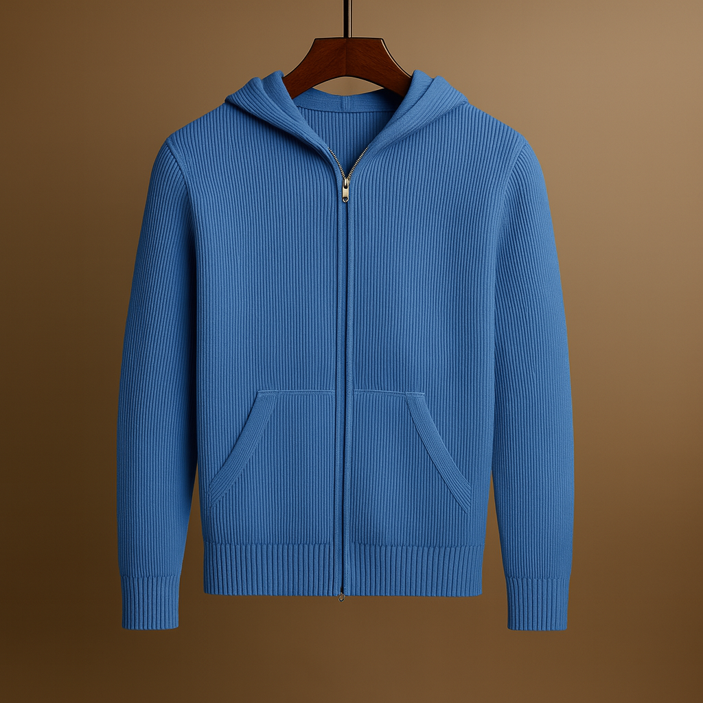 Savoni Wool Zip-Up Hoodie
