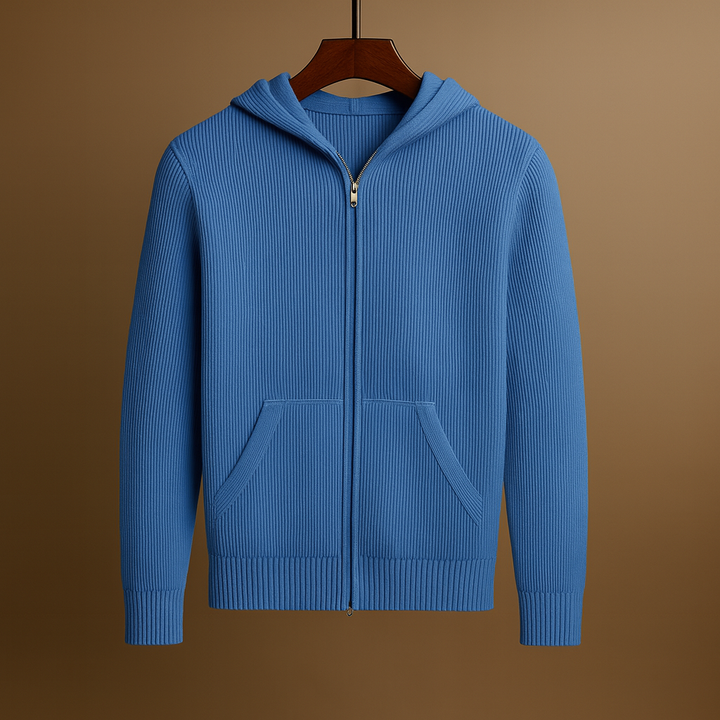 Savoni Wool Zip-Up Hoodie