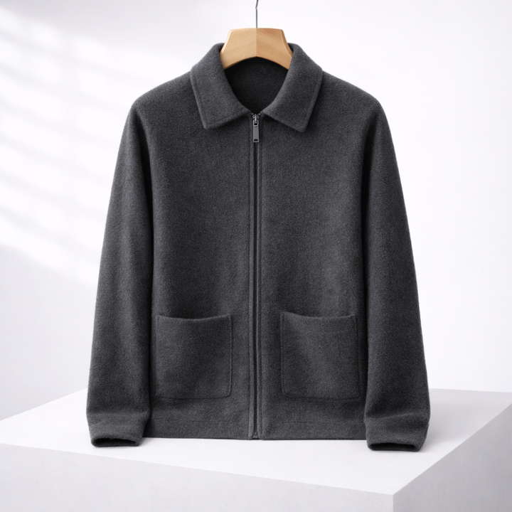 Savonti Cashmere Zip-Up Sweater