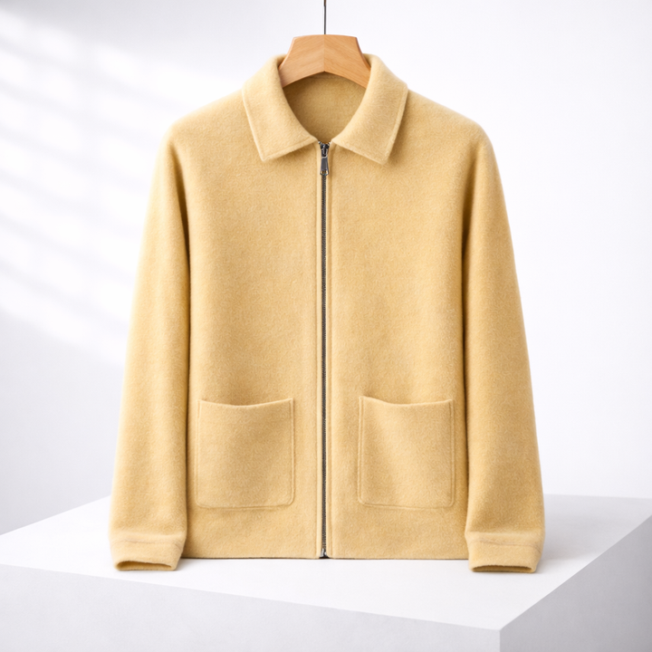 Savonti Cashmere Zip-Up Sweater