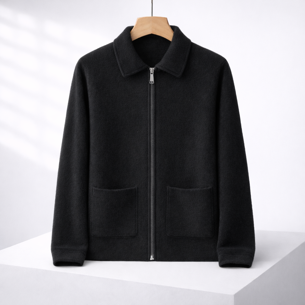 Savonti Cashmere Zip-Up Sweater