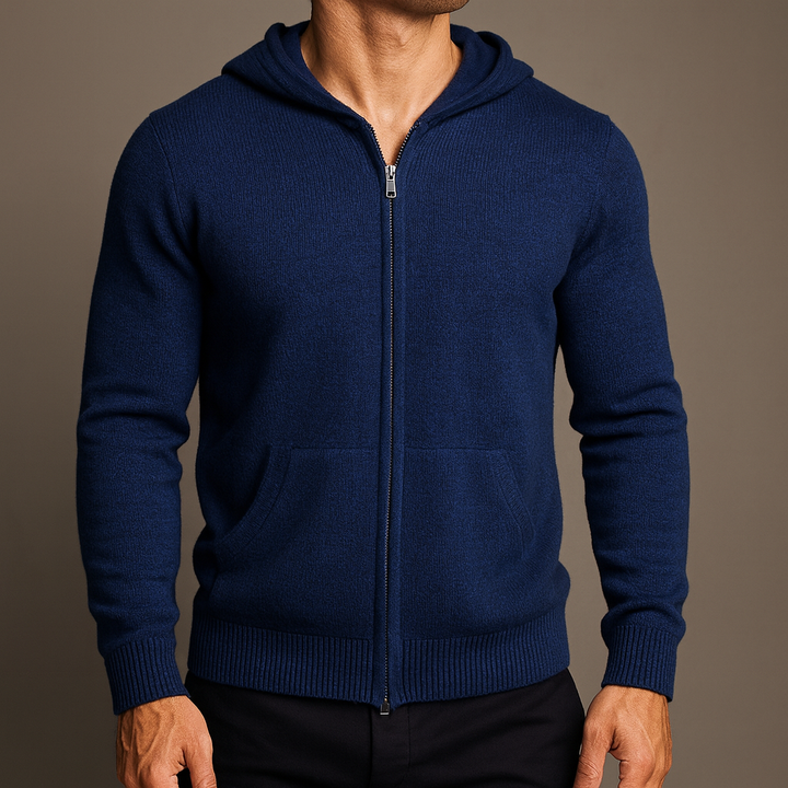 Savoni Wool Zip-Up Hoodie