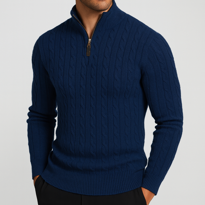 Savoni Wool Quarter-Zip