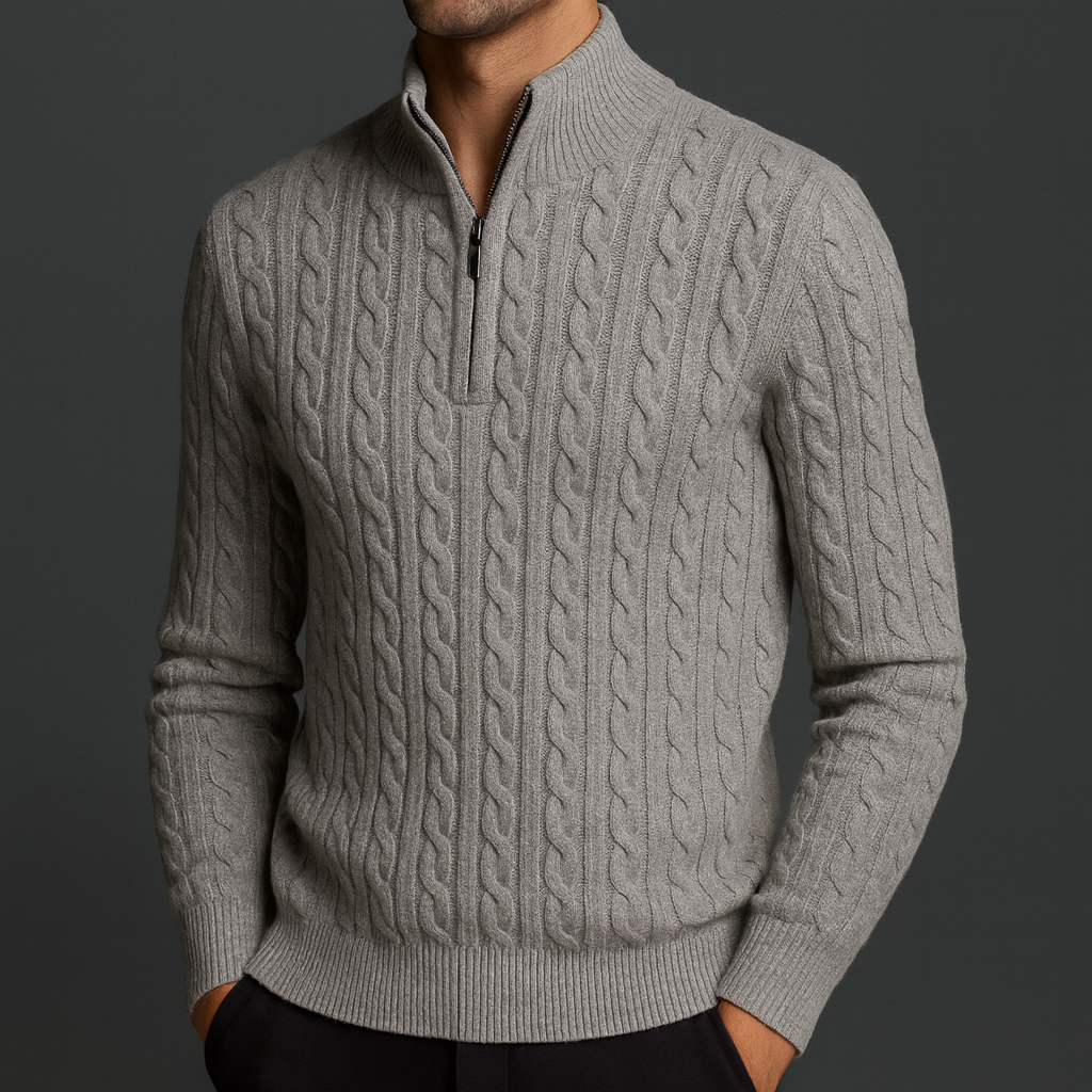Savoni Wool Quarter-Zip