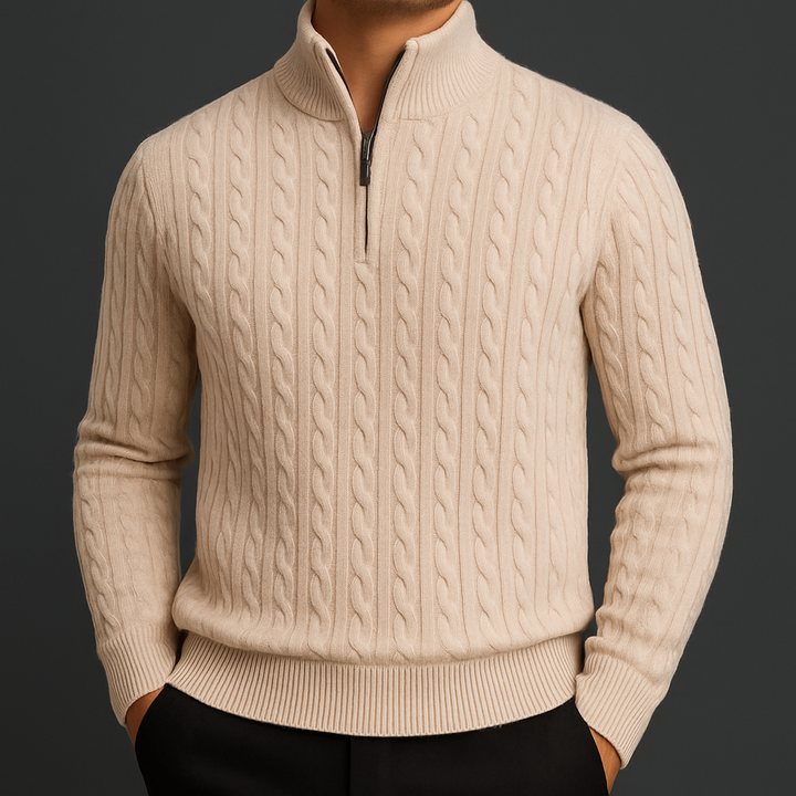 Savoni Wool Quarter-Zip