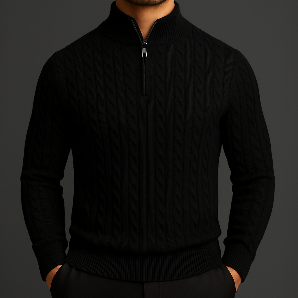 Savoni Wool Quarter-Zip