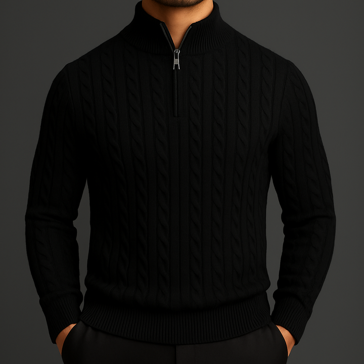 Savoni Wool Quarter-Zip