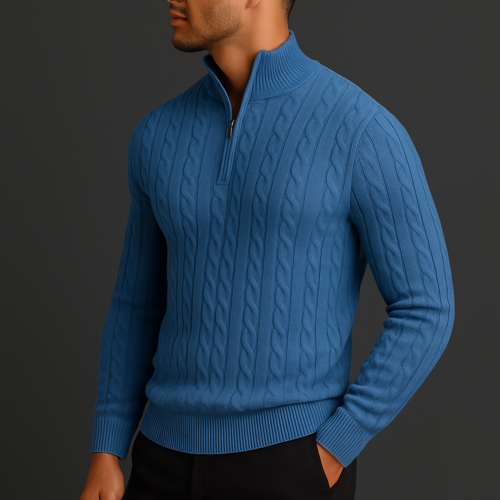 Savoni Wool Quarter-Zip