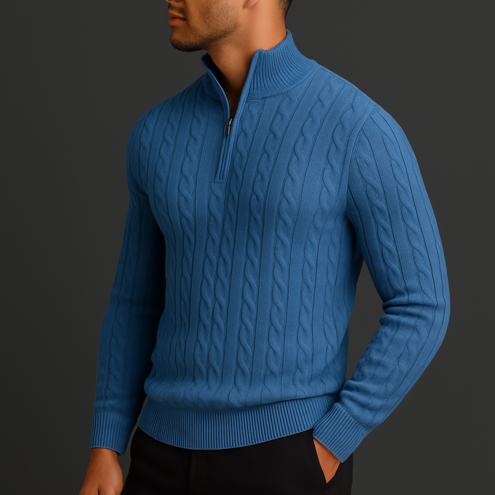 Savoni Wool Quarter-Zip