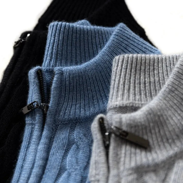 Savoni Wool Quarter-Zip