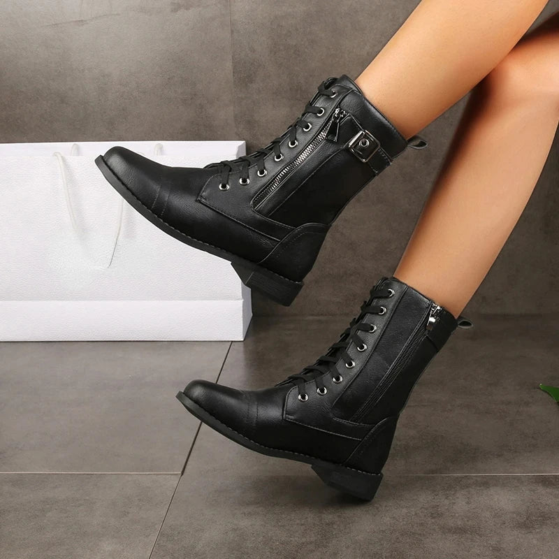 Aubrey Buckle Boots