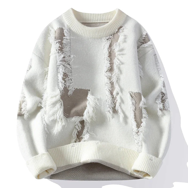 Camden Frayed Knit Sweater