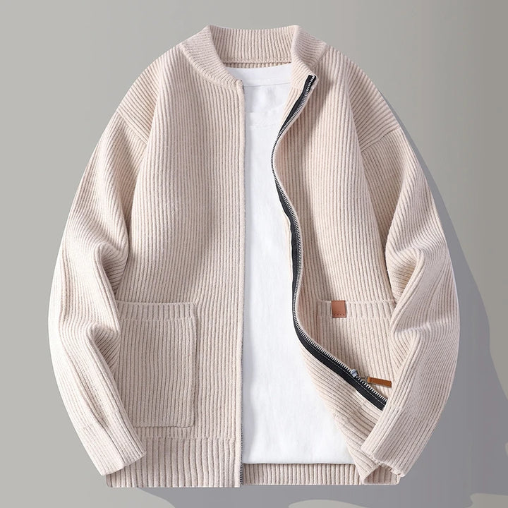 Arden Wool Zip-Up Sweater