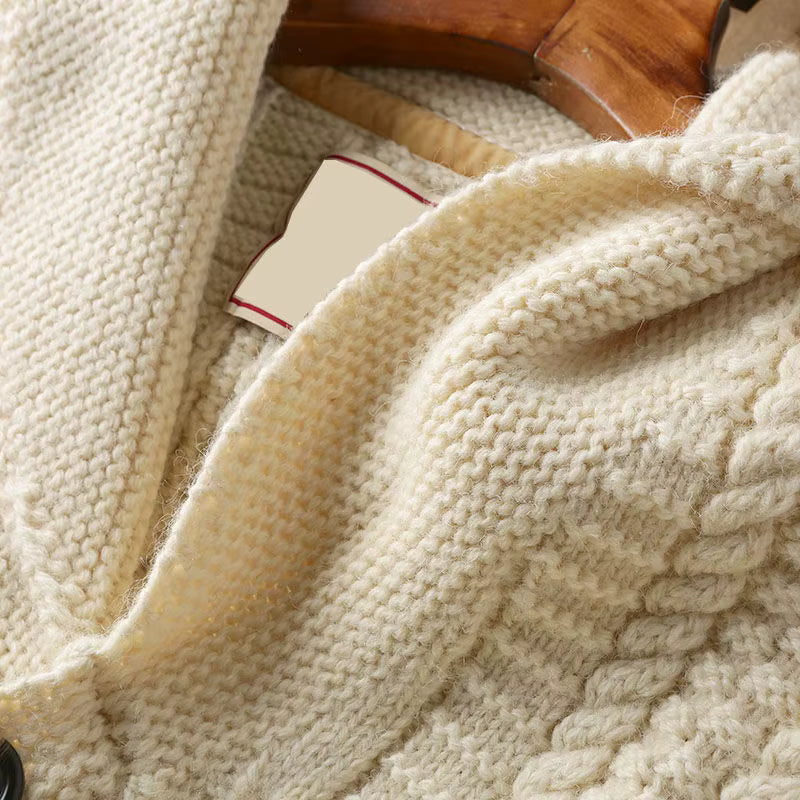 Arden Wool Button-Up Sweater