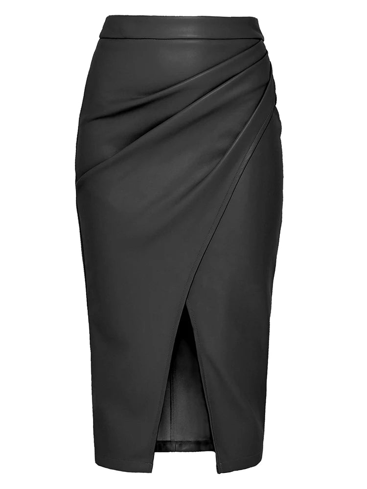 Aria Front-Slit Skirt