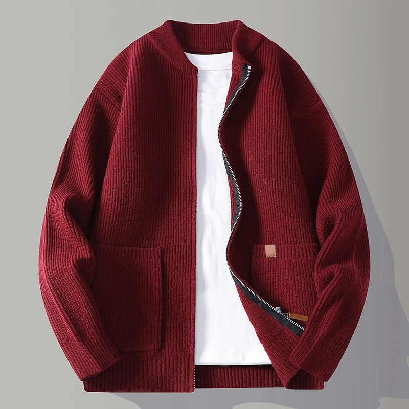 Arden Wool Zip-Up Sweater