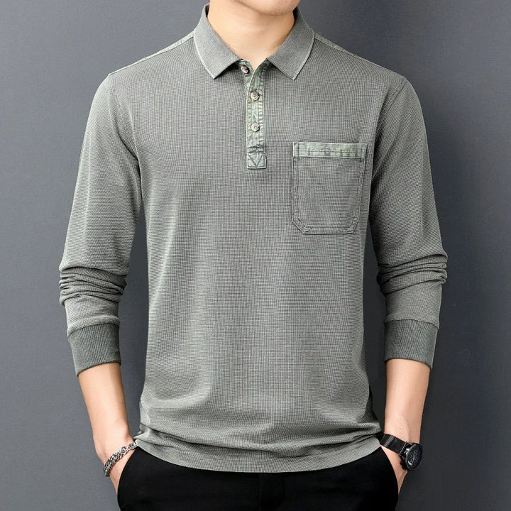 Savoni Long Sleeve Polo