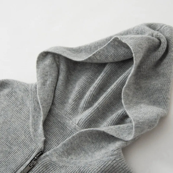 Savoni Wool Zip-Up Hoodie