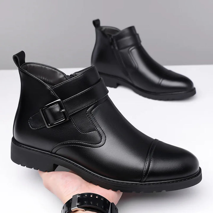 Savoni Leather Chelsea Boots