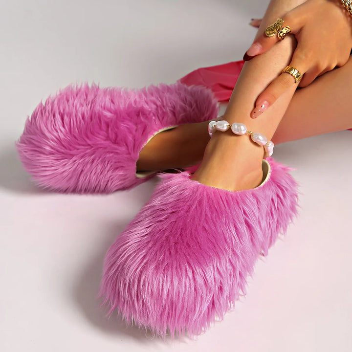 Elara Fur Mules