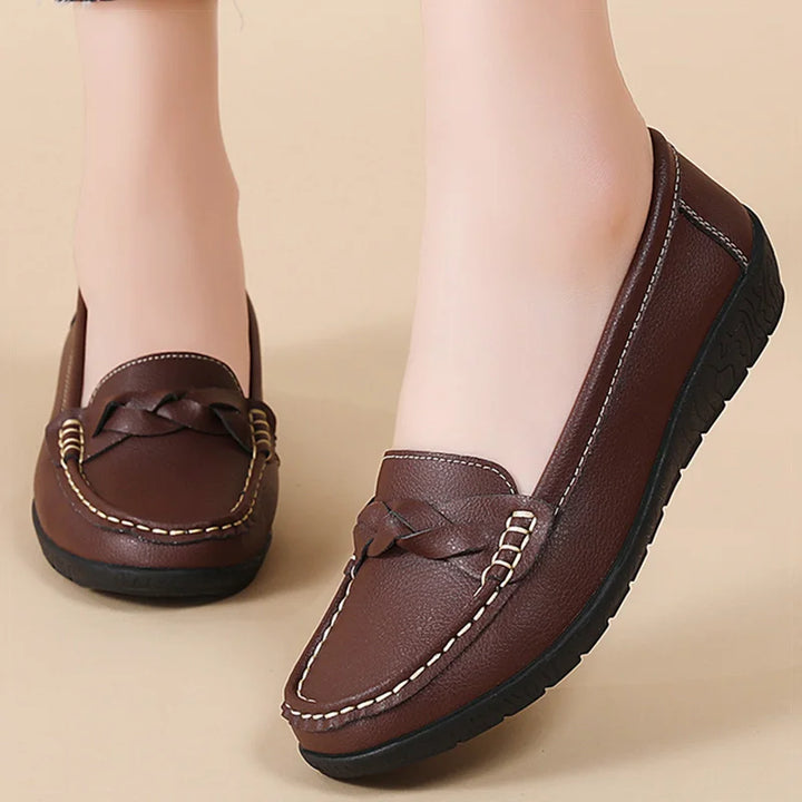 Savona Leather Slip-Ons