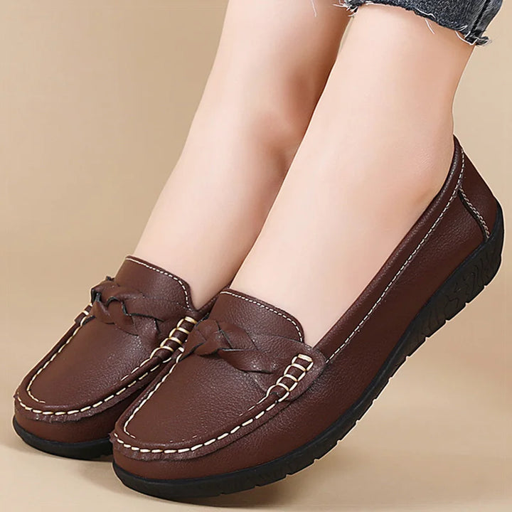 Savona Leather Slip-Ons