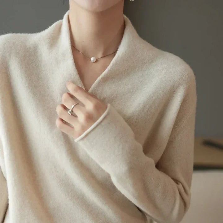 Sophia Wool V-Neck Sweater