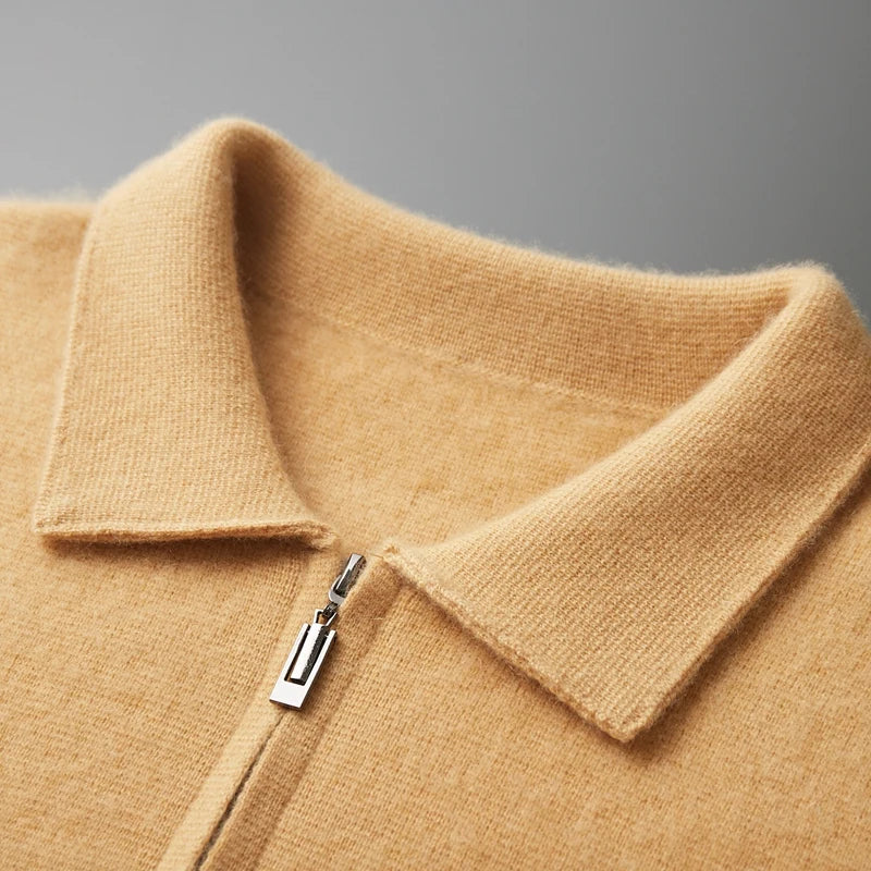 Savonti Cashmere Zip-Up Sweater