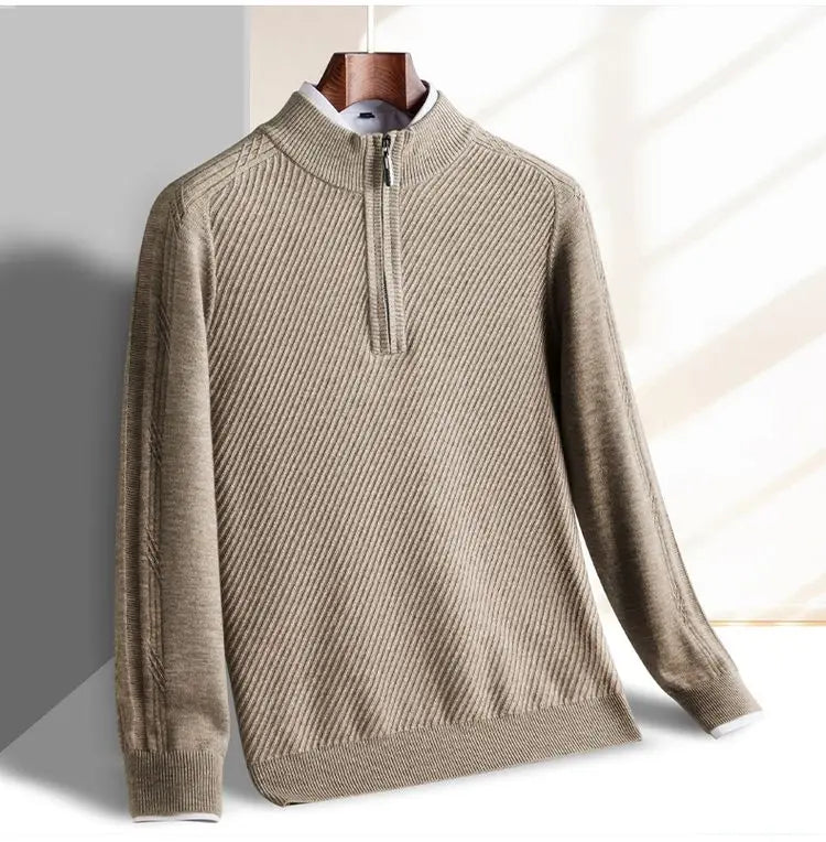 Verano Wool Half-Zip Sweater