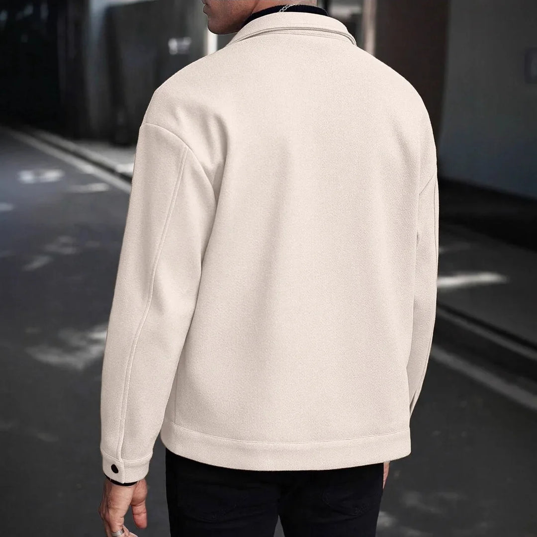 Savoni Wool Button-Up Jacket