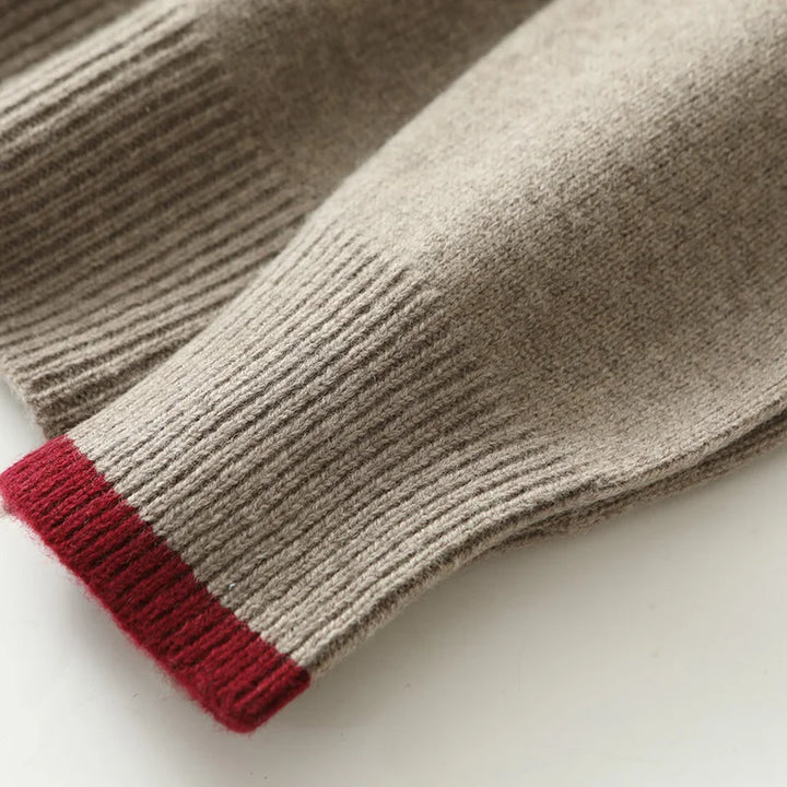 Savoni Wool Quarter-Zip Sweater