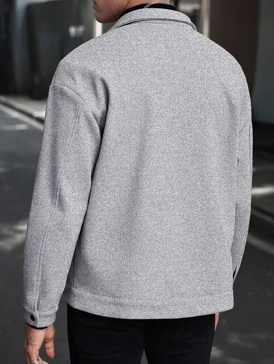 Savoni Wool Button-Up Jacket